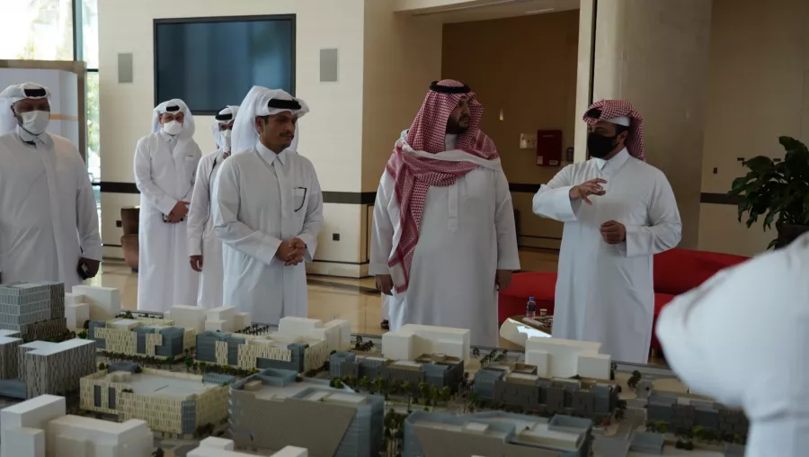Minister of State and Cabinet Member of the Kingdom of Saudi Arabia visit Qatari Diar Minister of State and Cabinet Member of the Kingdom of Saudi Arabia visit Qatari Diar