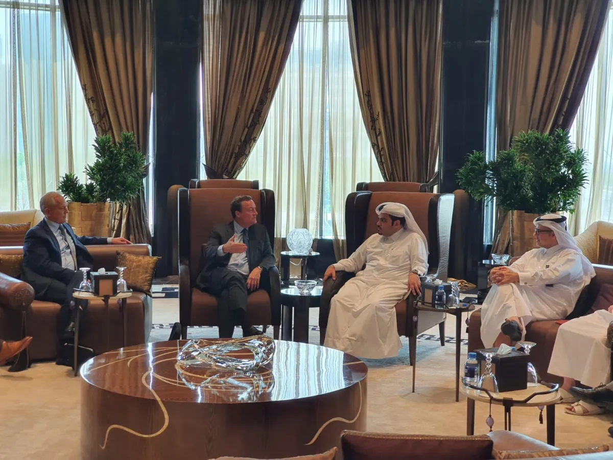 Delegates from Hines Senior management visits Qatari Diar Headquarters Delegates from Hines Senior management visits Qatari Diar Headquarters